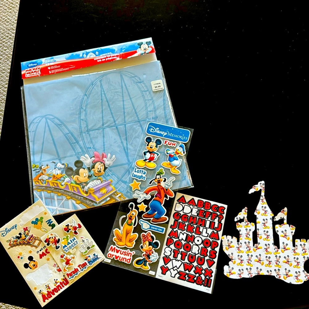Disney scrapbooking supplies…slightly used.